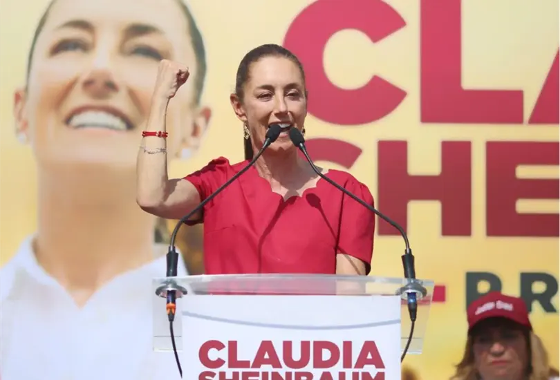 Claudia Sheinbaum visita el estado de Nuevo Leon.