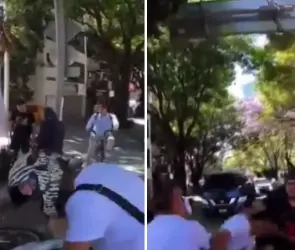 "Qu&eacute; culpa tiene el ni&ntilde;o": Ciudadanos se unen y golpean a motociclista que atropell&oacute; a menor en ciclov&iacute;a