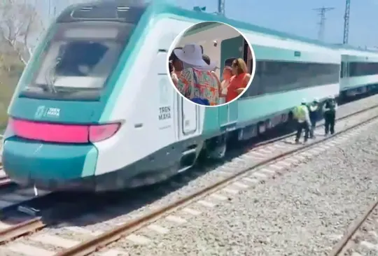 Pasajeros grabaron el momento en el que se descarriló el Tren Maya. 