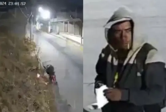 VIDEO| C&aacute;mara revela al responsable del incendio forestal en Chimalpa, Naucalpan