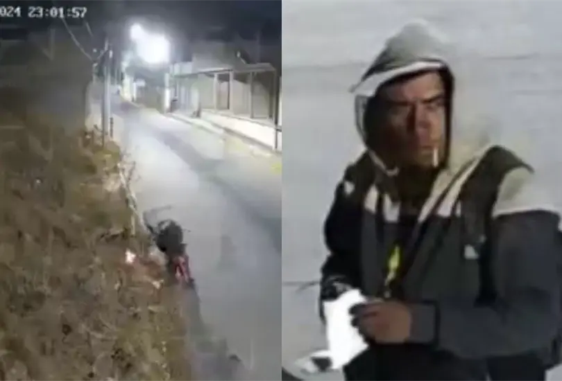 VIDEO| Cámara revela al responsable del incendio forestal en Chimalpa, Naucalpan VIDEO| Cámara revela al responsable del incendio forestal en Chimalpa, Naucalpan