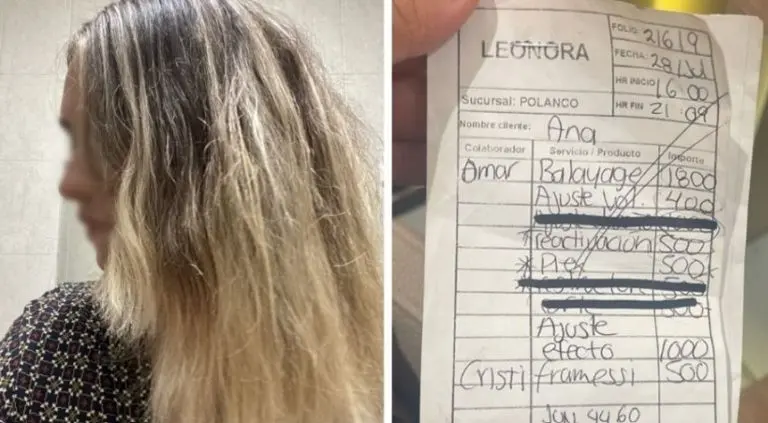 Usuaria exhibe a estética en redes (X)