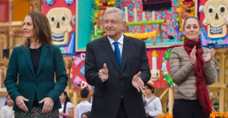 Pedro Ferriz aseguró que AMLO hace brujería para que Claudia Sheinbaum gane la elección. Foto: Presidencia.