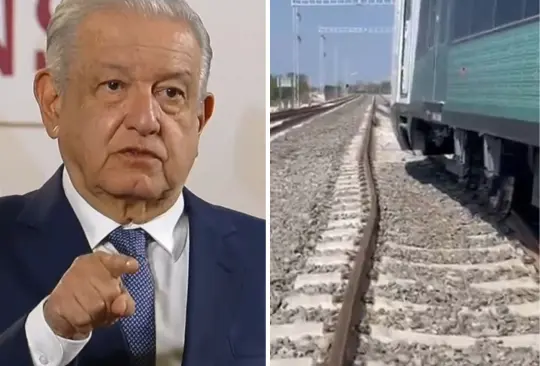 AMLO habla sobre el descarrilamiento del Tren Maya. 