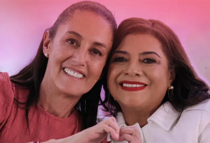 Sheinbaum y Clara Brugada explican supuesto jaloneo en Z&oacute;calo de CDMX: nos queremos mucho