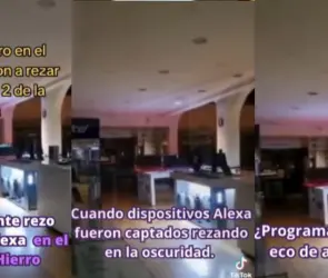Espeluznante fenómeno en El Palacio de Hierro: Dispositivos Alexa rezan en la oscuridad