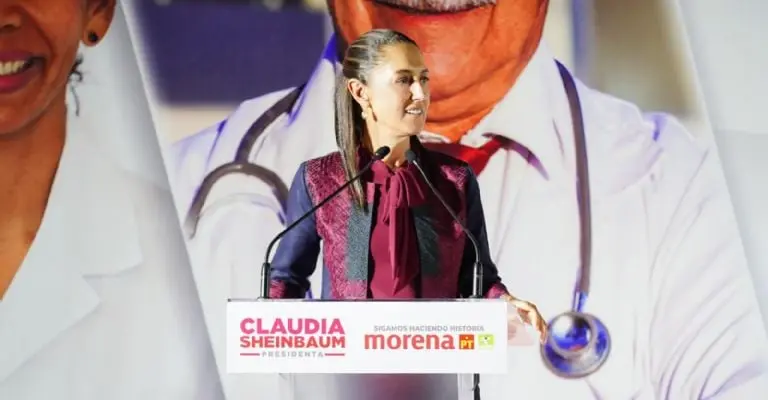 Olga Lucía condeno el uso de campañas de violencia, en contra de Cláudia Sheinbaum y Morena. Foto X: @Claudiashein