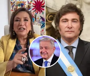 "No le permito que hable mal": El inesperado mensaje de Xóchitl Gálvez contra Javier Milei por AMLO