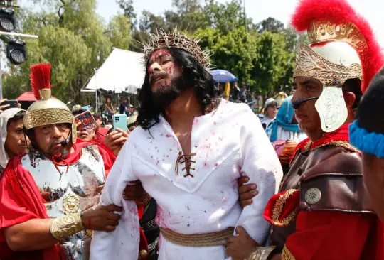 Así se vivió la pasión de Cristo en Iztapalapa 