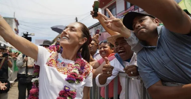 Recientemente estuvo en Oaxaca para una gira de prensa presentando sus propuestasFoto: Facebook Claudia Sheinbaum