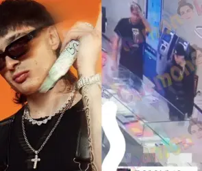 Exhiben a Peso Pluma supuestamente robando en dispensario de marihuana