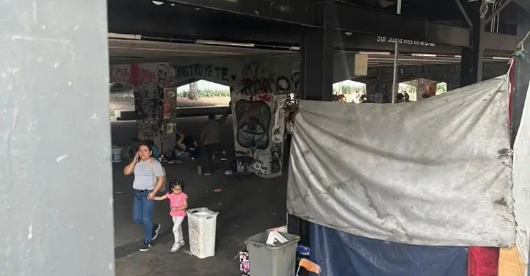 Familias y transeúntes caminan entre las intervenciones. (Gisela Vieyra, Quinto Poder)