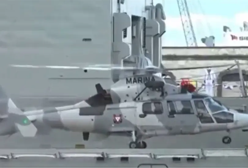 VIDEO: Cae helic&oacute;ptero de la Marina en Michoac&aacute;n; se reportan 3 muertos y dos desaparecidos