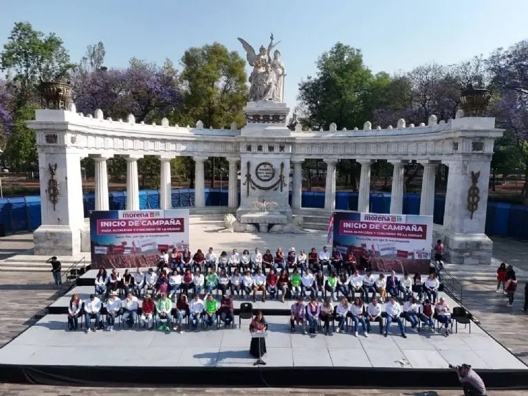 Clara Brugada presenta a los candidatos a alcaldes y diputados locales en CDMX - @ClaraBrugadaM