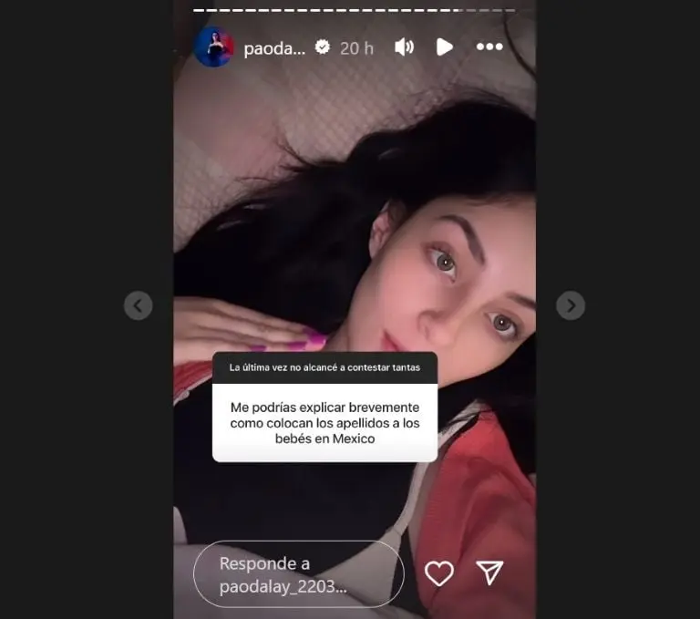 Paola Dalay comparte el nombre completo de su hija (Intagram)