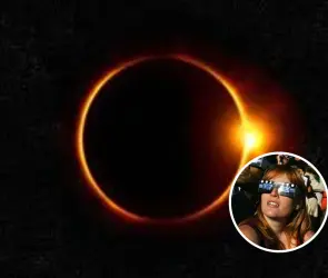 "No sean como yo": Influencer sufre serios daños en el ojo por ver eclipse sin protección