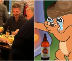 Los mejores MEMES de David Beckham ‘caguameando’ en Monterrey: “Y tú pidiendo Michelob”