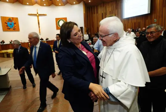 Fue un gusto participar en la Asamblea Plenaria del Episcopado Mexicano, mencionó la candidata en su cuenta de X