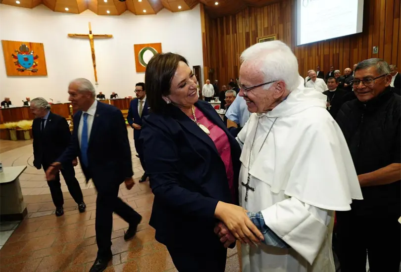 Fue un gusto participar en la Asamblea Plenaria del Episcopado Mexicano, mencionó la candidata en su cuenta de X Fue un gusto participar en la Asamblea Plenaria del Episcopado Mexicano, mencionó la candidata en su cuenta de X