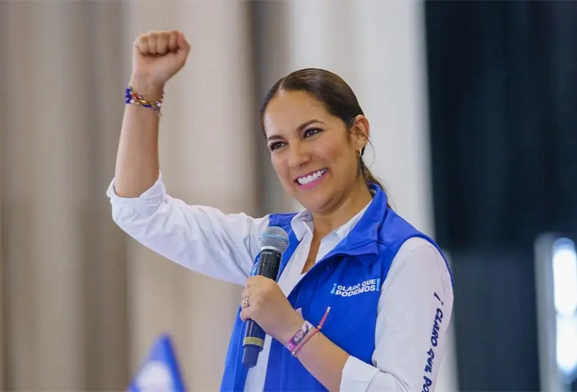 Libia Garc&iacute;a propone cr&eacute;ditos y seguridad para comerciantes en Guanajuato