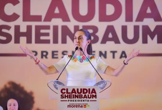 La candidata presidencial, Claudia Sheinbaum, realizó una visita a Mexicali, Baja California.