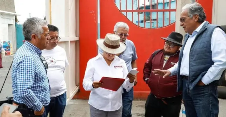 Escuchó a diferentes emprendedores para la situación del agua en IztapalapaFoto: X @ALEIDAALAVEZ