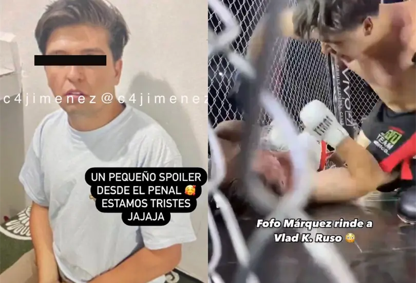 Reviven video de Fofo M&aacute;rquez perdiendo el control en pelea de artes marciales