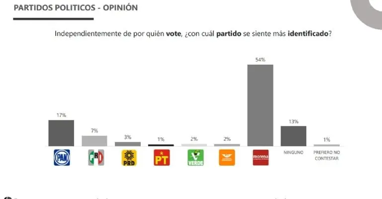 Morena es el partido con el que más se identifican los ciudadanos. Foto: Berumen.