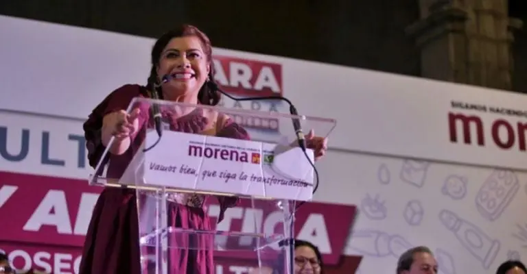 Clara Brugada encabeza encuesta en CDMX. Foto: Instagram (clara_brugada_m).