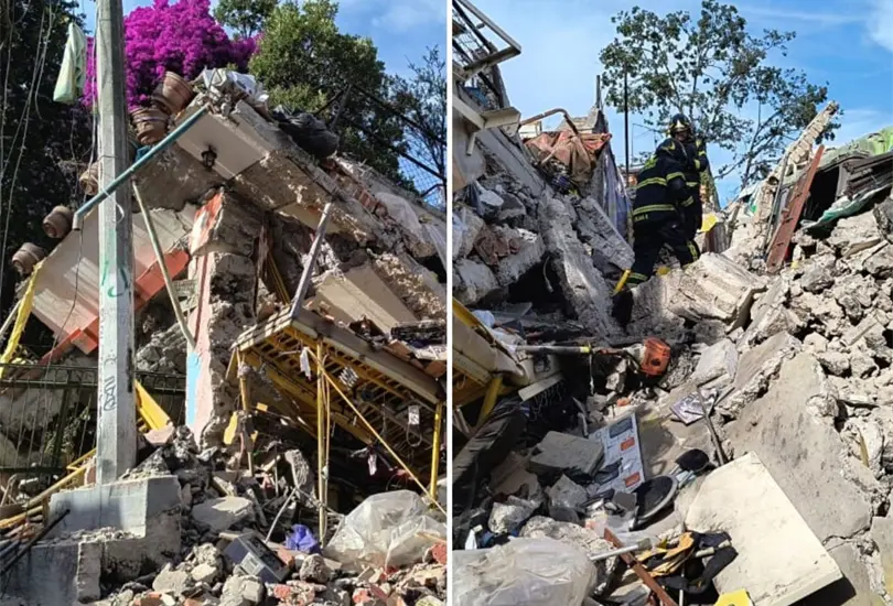 Explota casa en Tlalpan tras acumulación de gas. Explota casa en Tlalpan tras acumulación de gas.