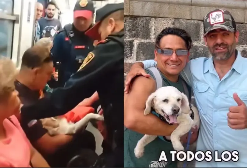 &iquest;Qu&eacute; pas&oacute; con el hombre que sacaron del metro de la CDMX por llevar a su perrito?