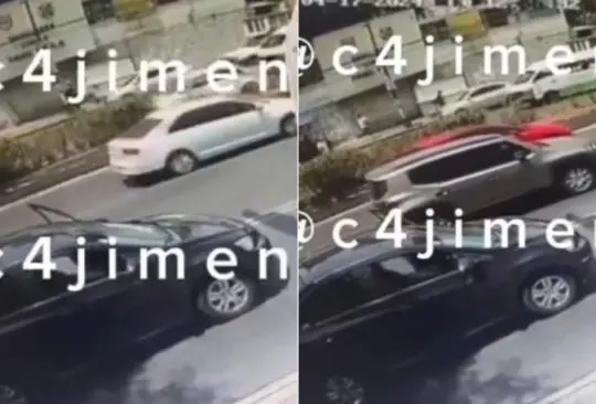 El video muestra el momento exacto en que tres sujetos intentan asaltar a los pasajeros de una camioneta El video muestra el momento exacto en que tres sujetos intentan asaltar a los pasajeros de una camioneta