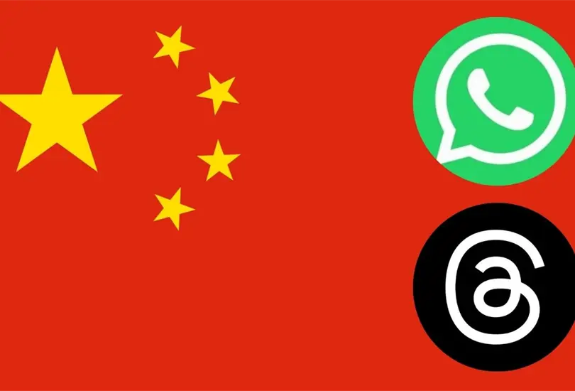 Ahora es el turno de WhatsApp y Threads para despedirse del mercado chino Ahora es el turno de WhatsApp y Threads para despedirse del mercado chino