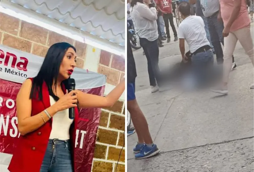 Bertha Gisela Gayt&aacute;n fue asesinada en pleno mitin. 