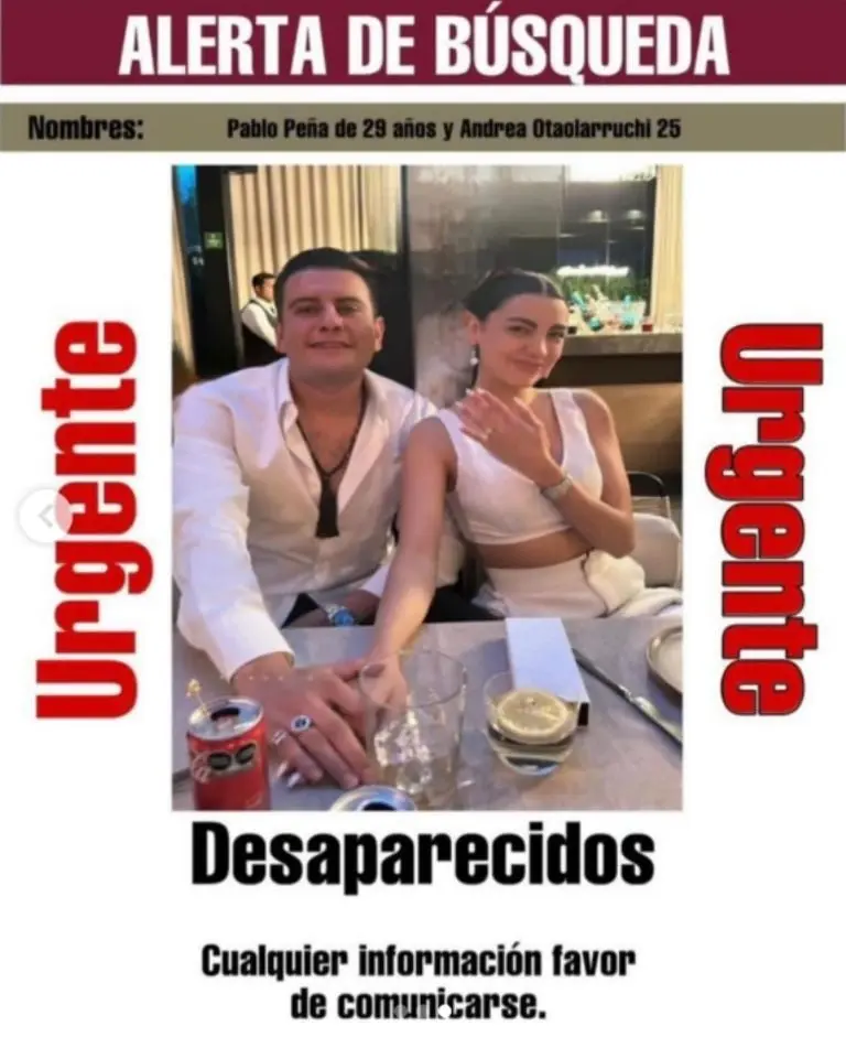 Pablo Peña es señalado como el responsable de la desaparición de Andrea Otaolaurruchi Créditos: Especial