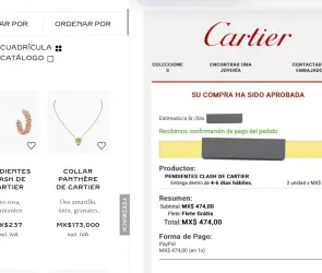 Joven compra pendientes Cartier de m&aacute;s de 400 mil pesos en tan solo 237 por error de la marca
