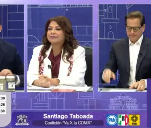 Ataques por corrupción y crisis de agua: así fue el segundo debate chilango entre Brugada, Taboada y Chertorivski