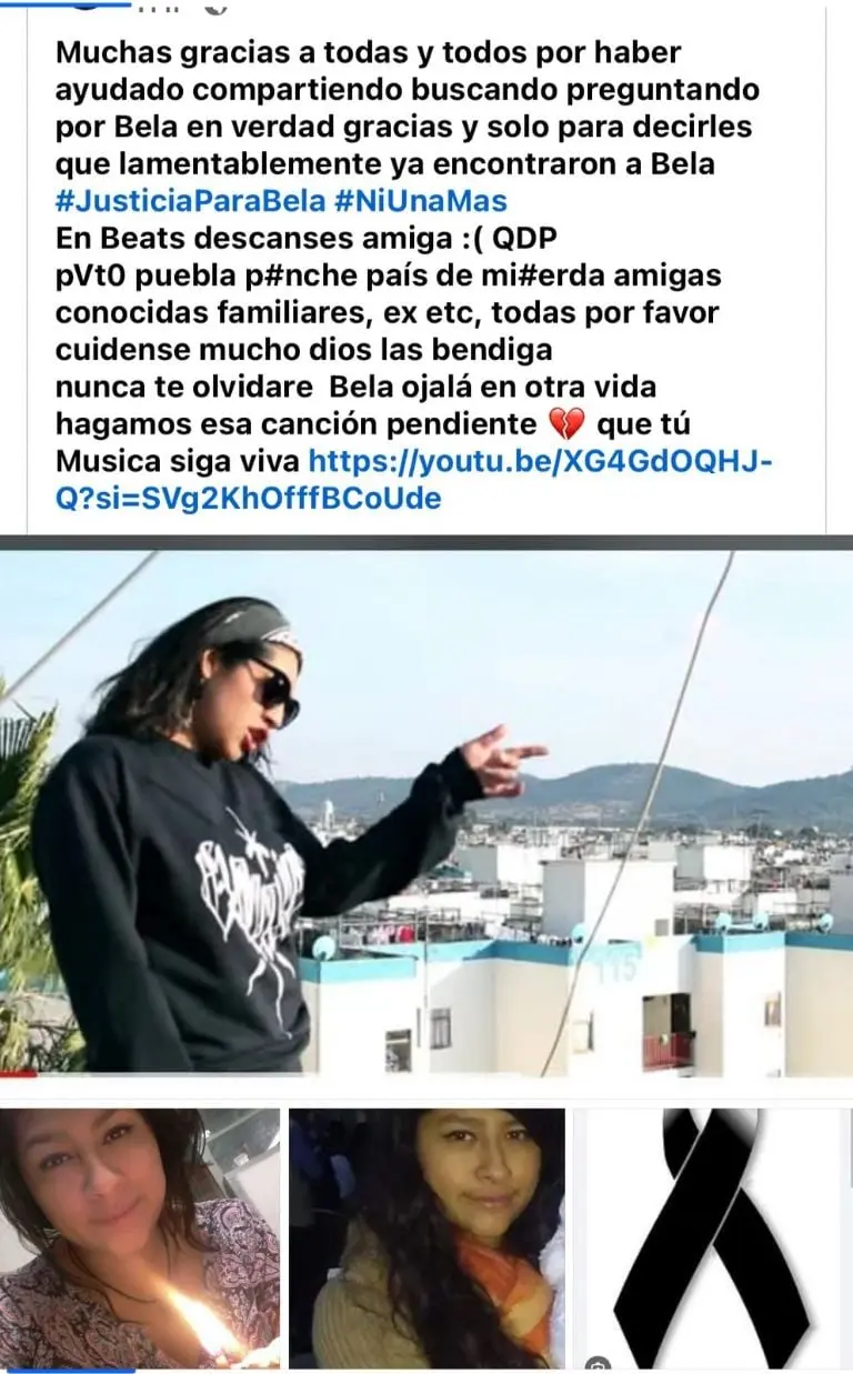 Hallan sin vida a Bela Rush, rapera desaparecida desde el mes de marzo - Especial