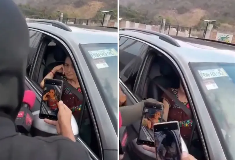 Sujetos armados interceptan a Claudia Sheinbaum. 
