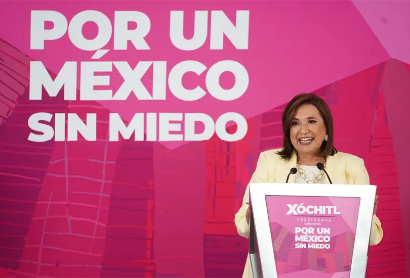 X&oacute;chitl G&aacute;lvez busca ganar la presidencia mexicana el pr&oacute;ximo 2 de junio de 2024
