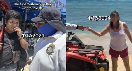 Turista extranjera genera debate al ofenderse por música banda en la playa de Cabo San Lucas