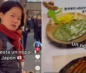 VIDEO: Restaurante japonés vende pieza de nopal asado en 200 pesos