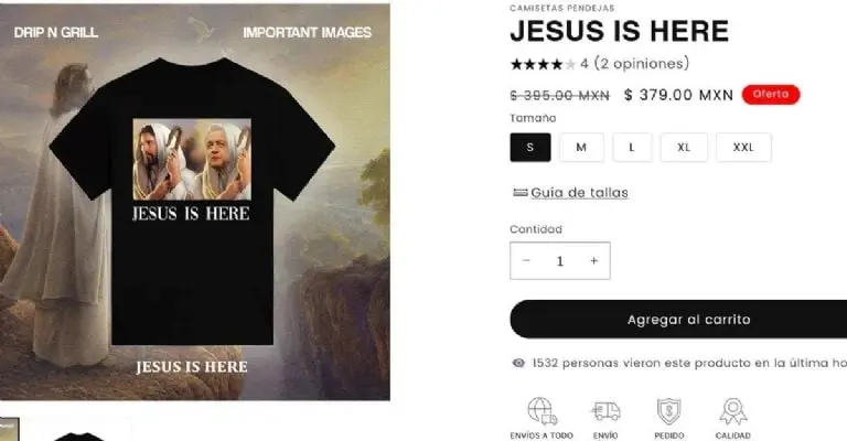 Jesus Is Here, la nueva playera de la marca que lanzó