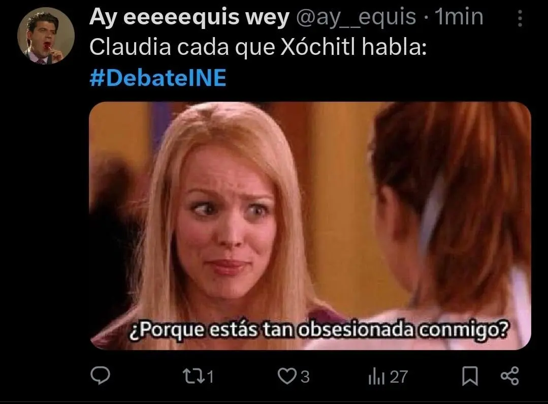 Los ataque de Xóchitl a Sheinbaum, no se hicieron esperar. 