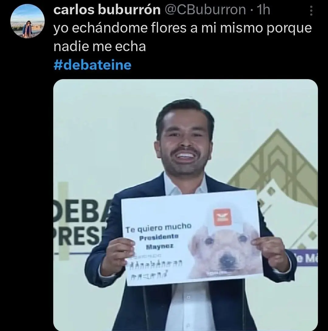 Máynez y su meme acapararon los reflectores. 