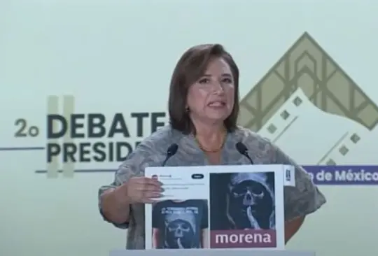 Xóchitl Gálvez denuncia a Morena en el Segundo Debate Presidencial: se ha convertido en un narcopartido