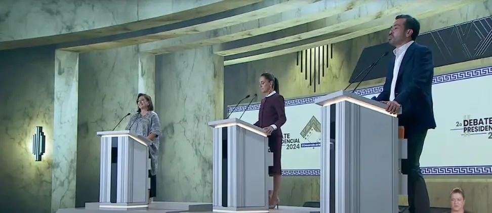 &iquest;Qui&eacute;n gan&oacute; el segundo debate entre Sheinbaum, G&aacute;lvez y M&aacute;ynez? Esto dicen las encuestas 