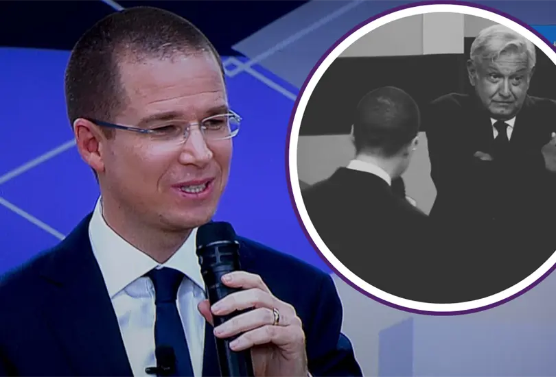 Ricardo Anaya en el debate presidencial de 2018. Ricardo Anaya en el debate presidencial de 2018.