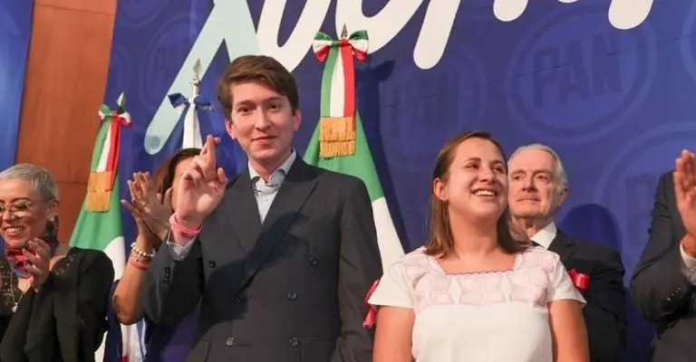 Juan Pablo y Diana, los hijos de Xóchitl Gálvez. Foto: Instagram (juanpablosgalvez).