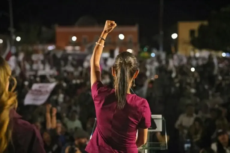 La candidata presidencial de Morena hace un llamado a unas elecciones limpias Créditos: Especial